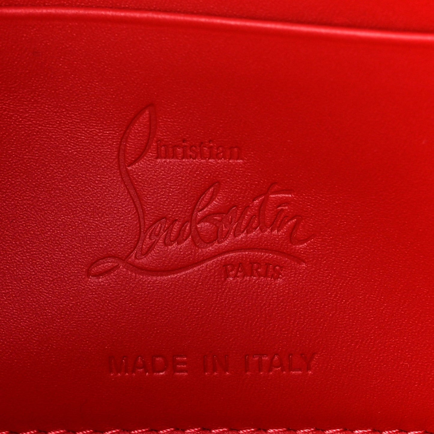CHRISTIAN LOUBOUTIN LOUBILA HYBRID LEATHER CROSSBODY BAG