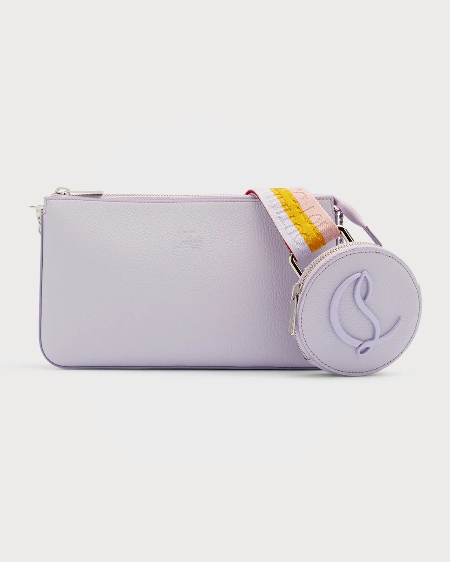 CHRISTIAN LOUBOUTIN LOUBILA HYBRID LEATHER CROSSBODY BAG