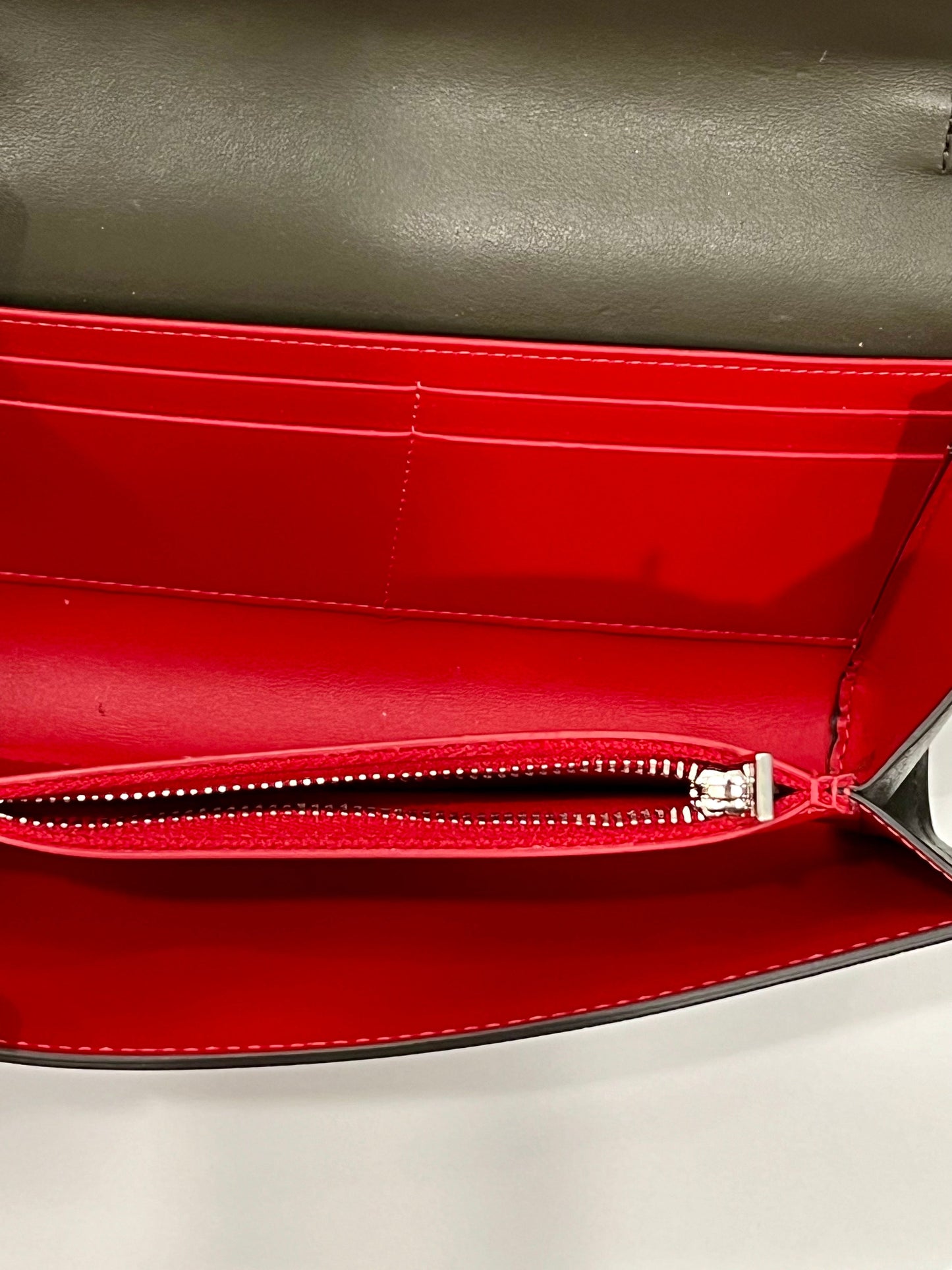 CHRISTIAN LOUBOUTIN PALOMA LOUBINTHESKY LEATHER WALLET ON A CHAIN
