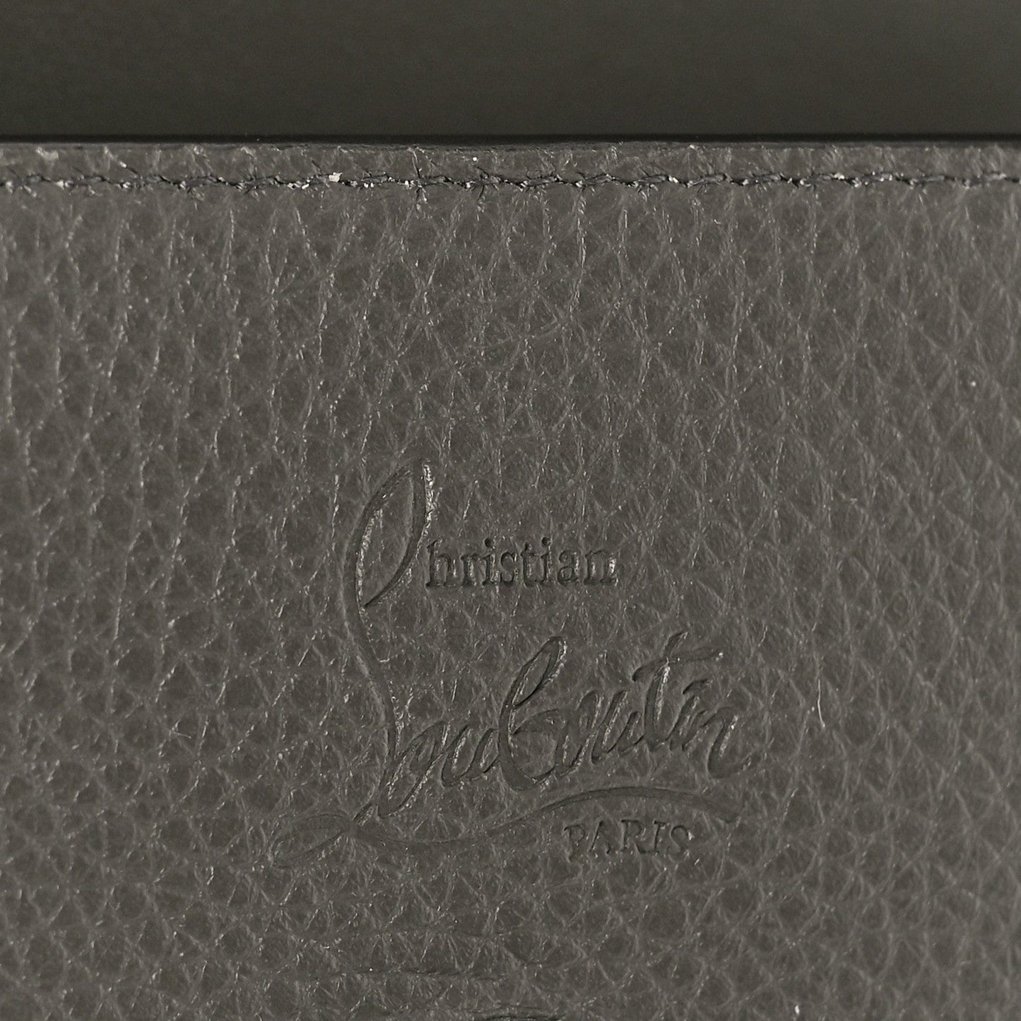 CHRISTIAN LOUBOUTIN PALOMA LOUBINTHESKY LEATHER WALLET ON A CHAIN