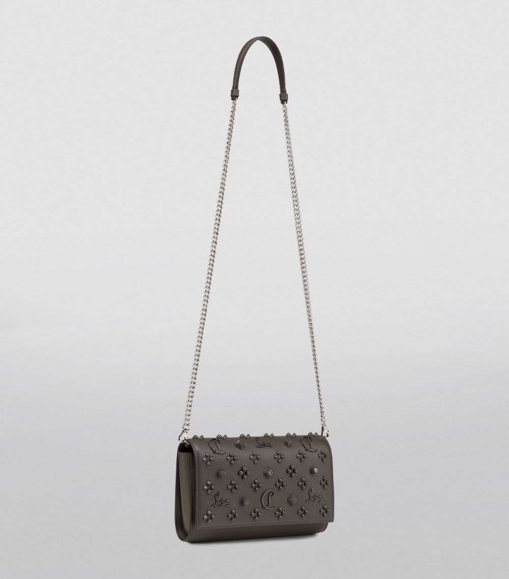 CHRISTIAN LOUBOUTIN PALOMA LOUBINTHESKY LEATHER WALLET ON A CHAIN