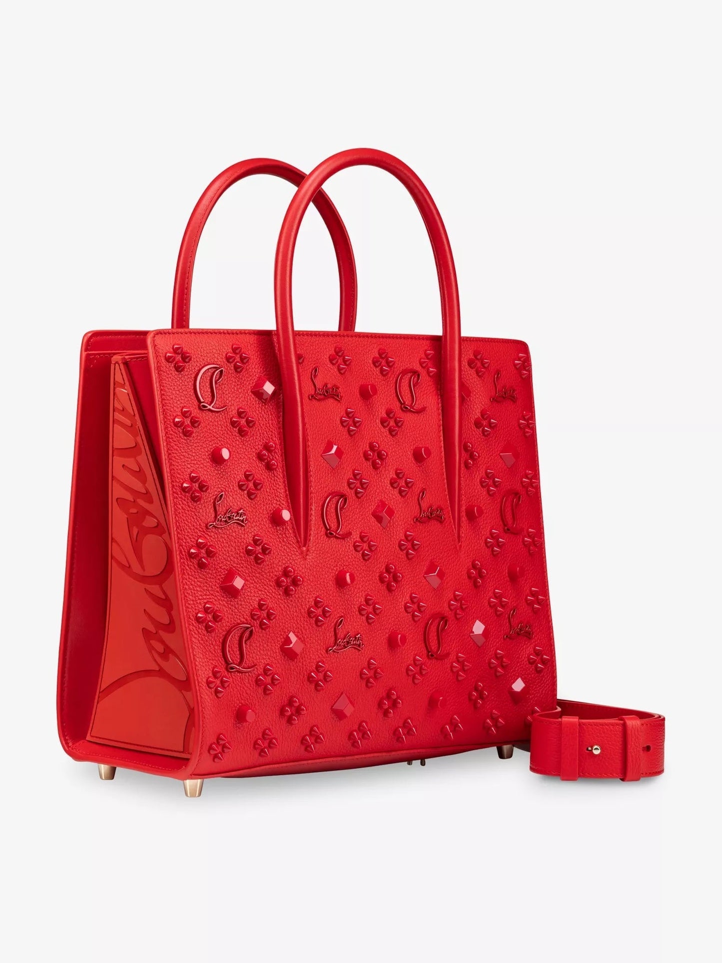CHRISTIAN LOUBOUTIN PALOMA MEDIUM LEATHER TOP HANDLE BAG