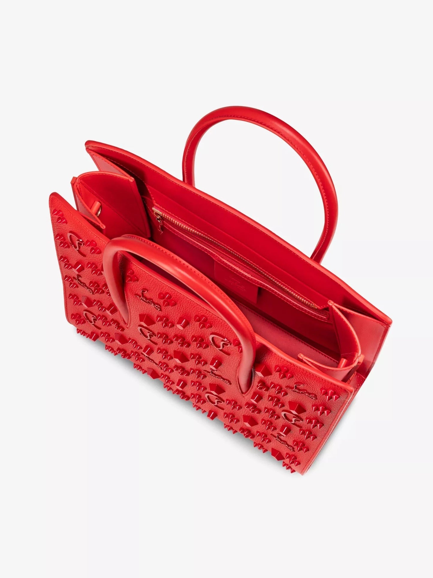 CHRISTIAN LOUBOUTIN PALOMA MEDIUM LEATHER TOP HANDLE BAG