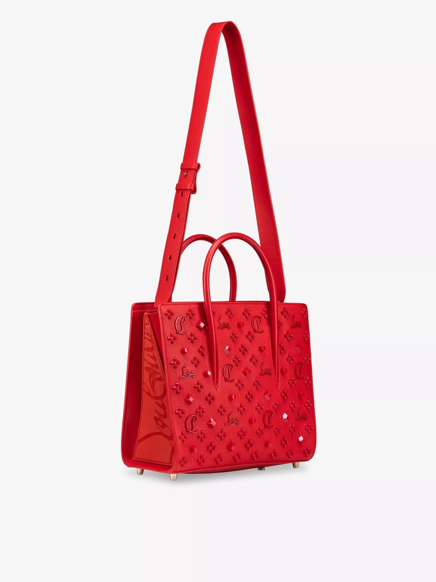 CHRISTIAN LOUBOUTIN PALOMA MEDIUM LEATHER TOP HANDLE BAG