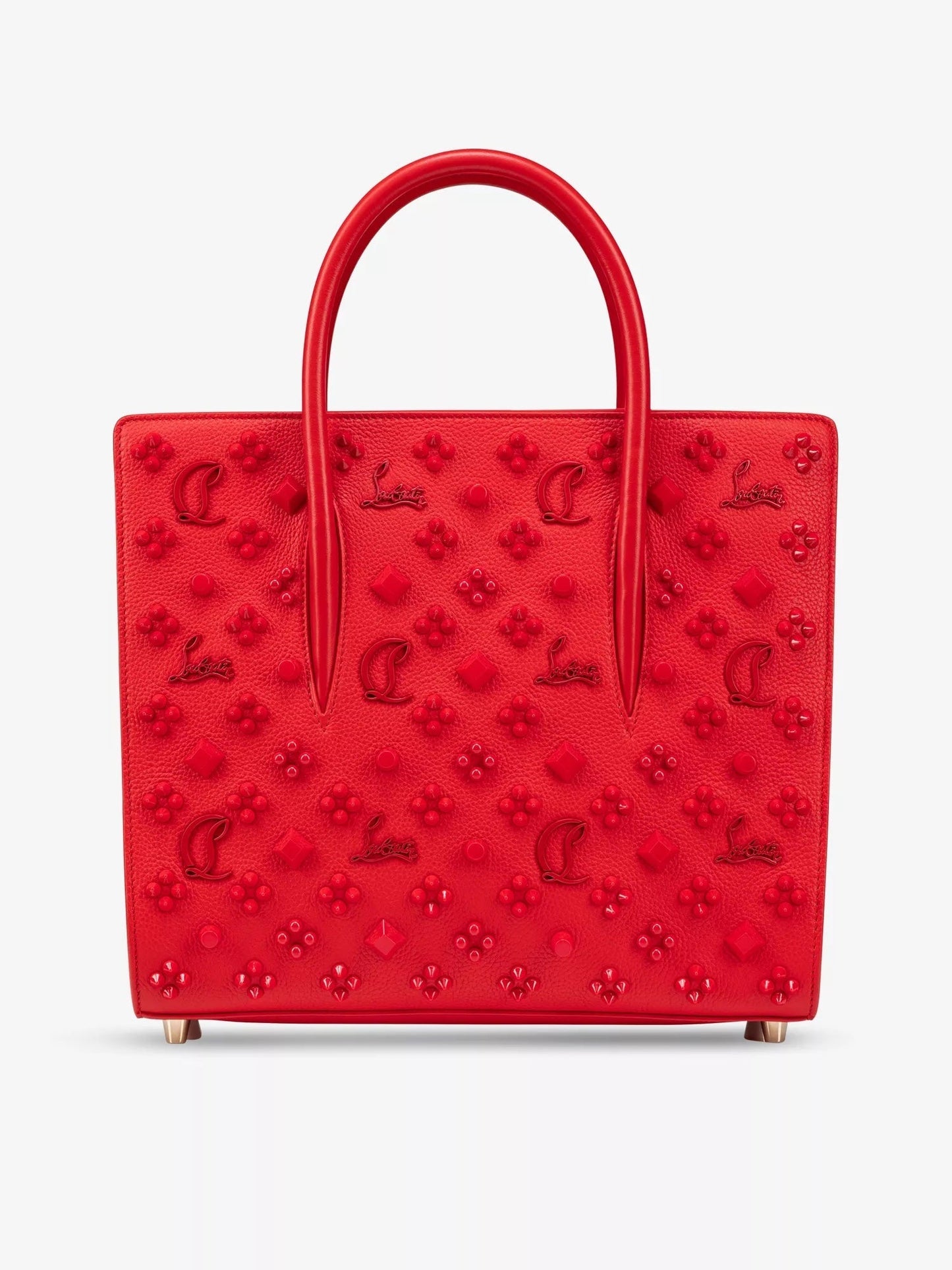 CHRISTIAN LOUBOUTIN PALOMA MEDIUM LEATHER TOP HANDLE BAG