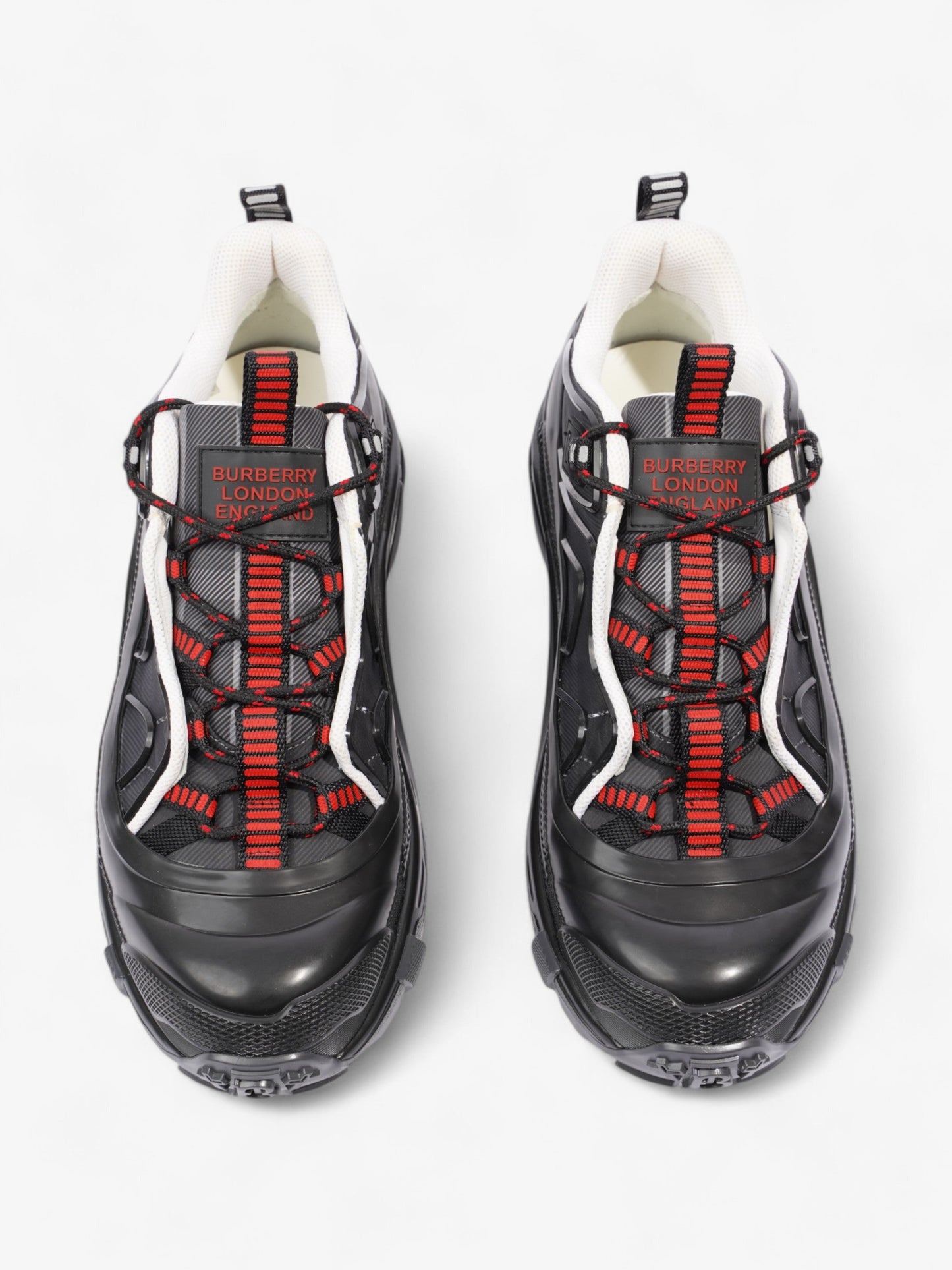 Burberry Arthur Sneakers Black / Red / White Rubber EU 43 UK 9