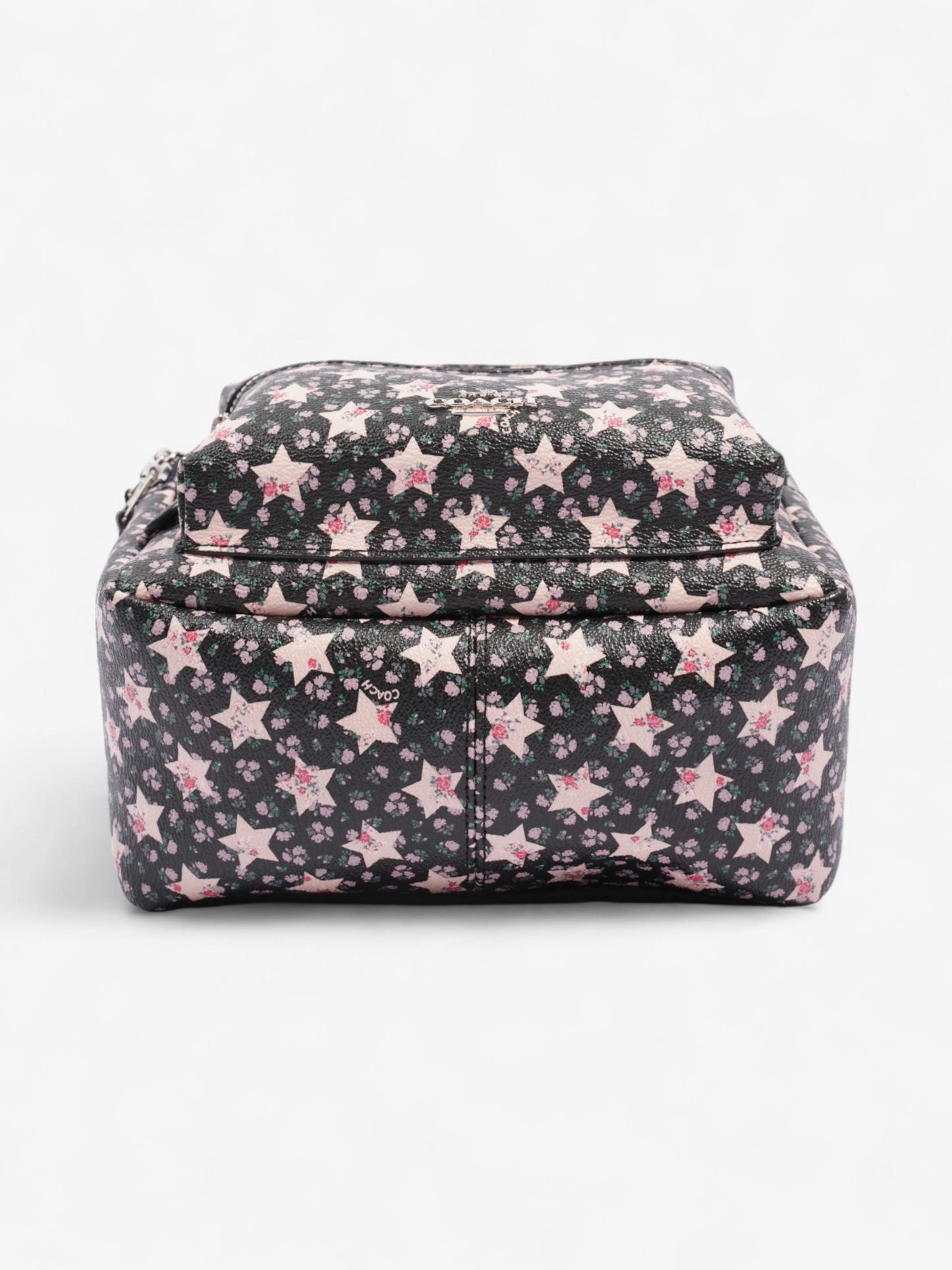 Coach Charlie Pink / Black Coated Canvas Small