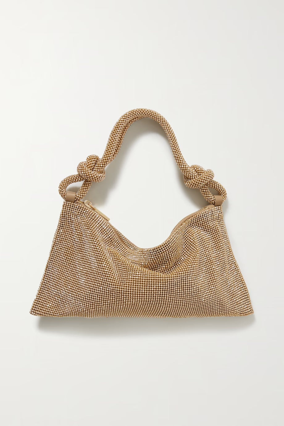 CULT GAIA HERA NANO CRYSTAL EMBELLISHED KNOTTED SHOULDER BAG