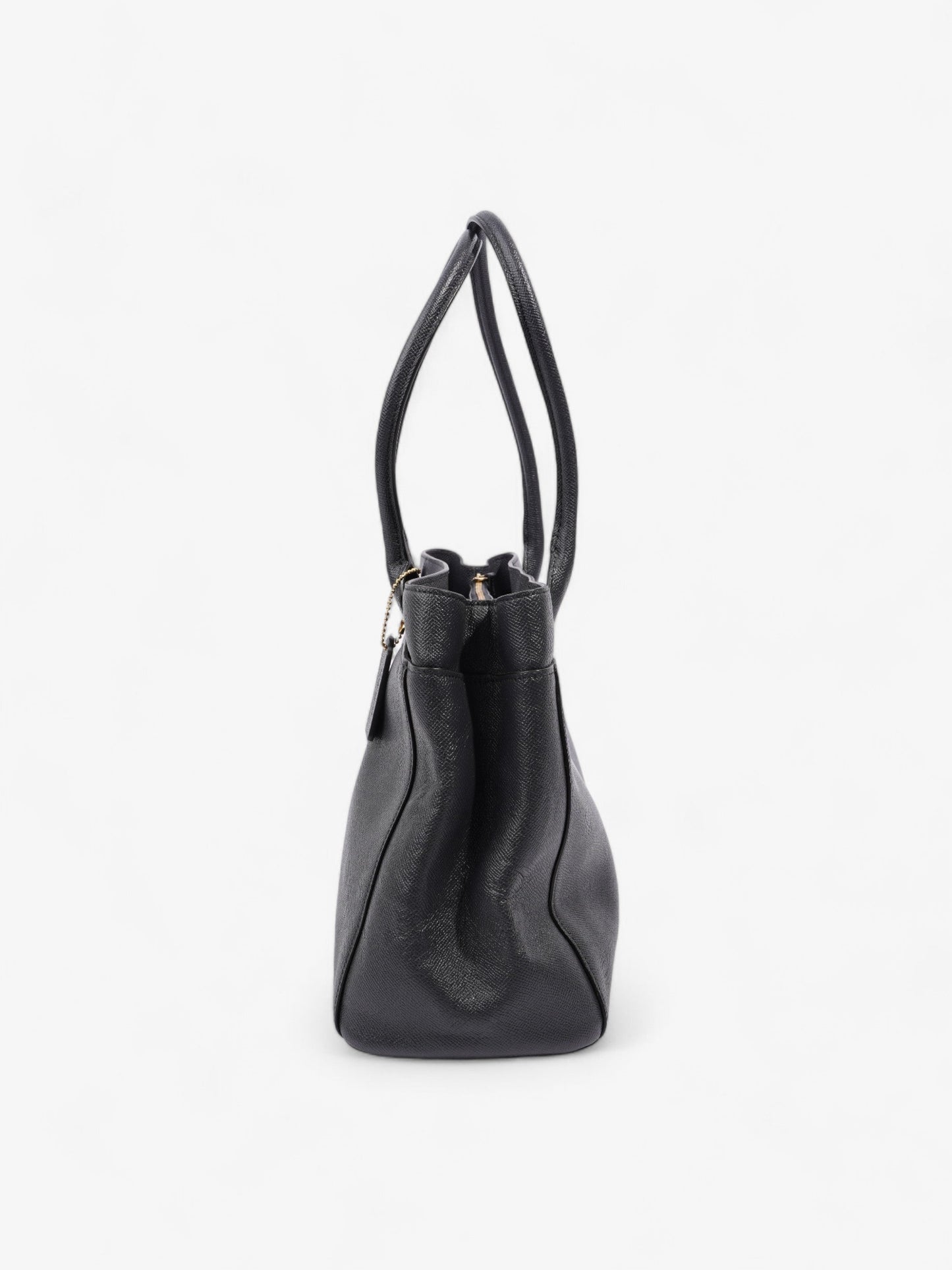 Coach Casey Tote Black Leather