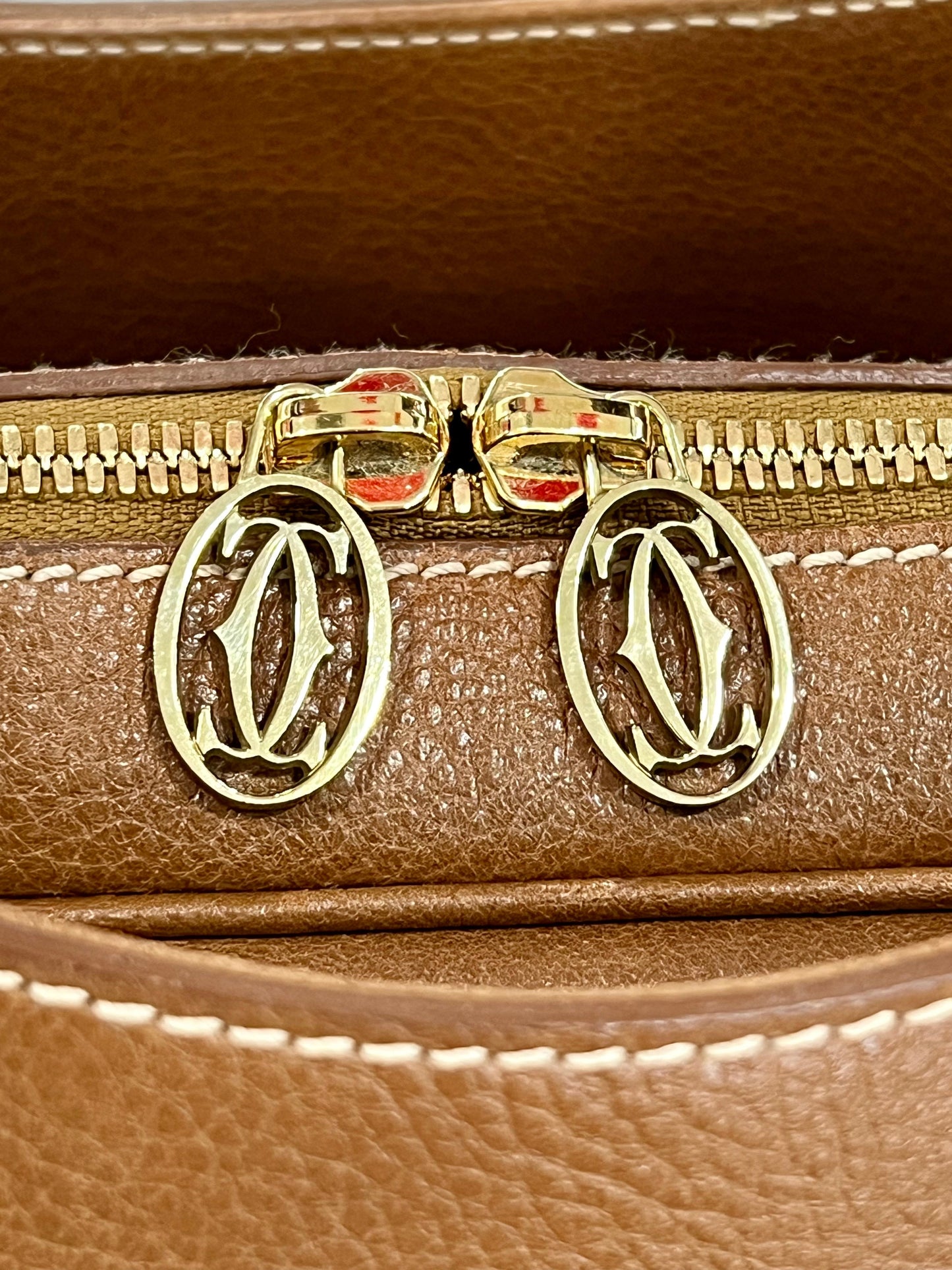 CARTIER LEATHER MARCELLO DE CARTIER SHOULDER BAG