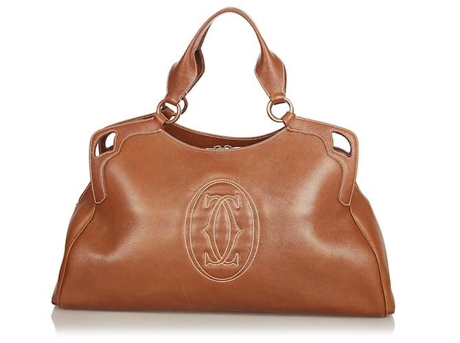 CARTIER LEATHER MARCELLO DE CARTIER SHOULDER BAG