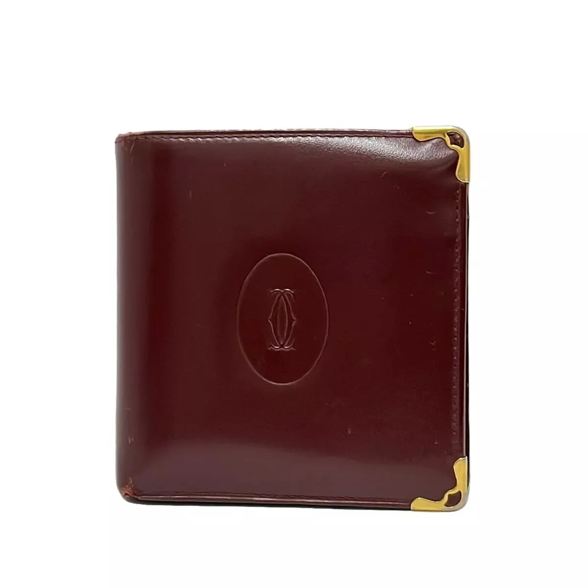 CARTIER VINTAGE MUST DE CARTIER LEATHER BI-FOLD WALLET