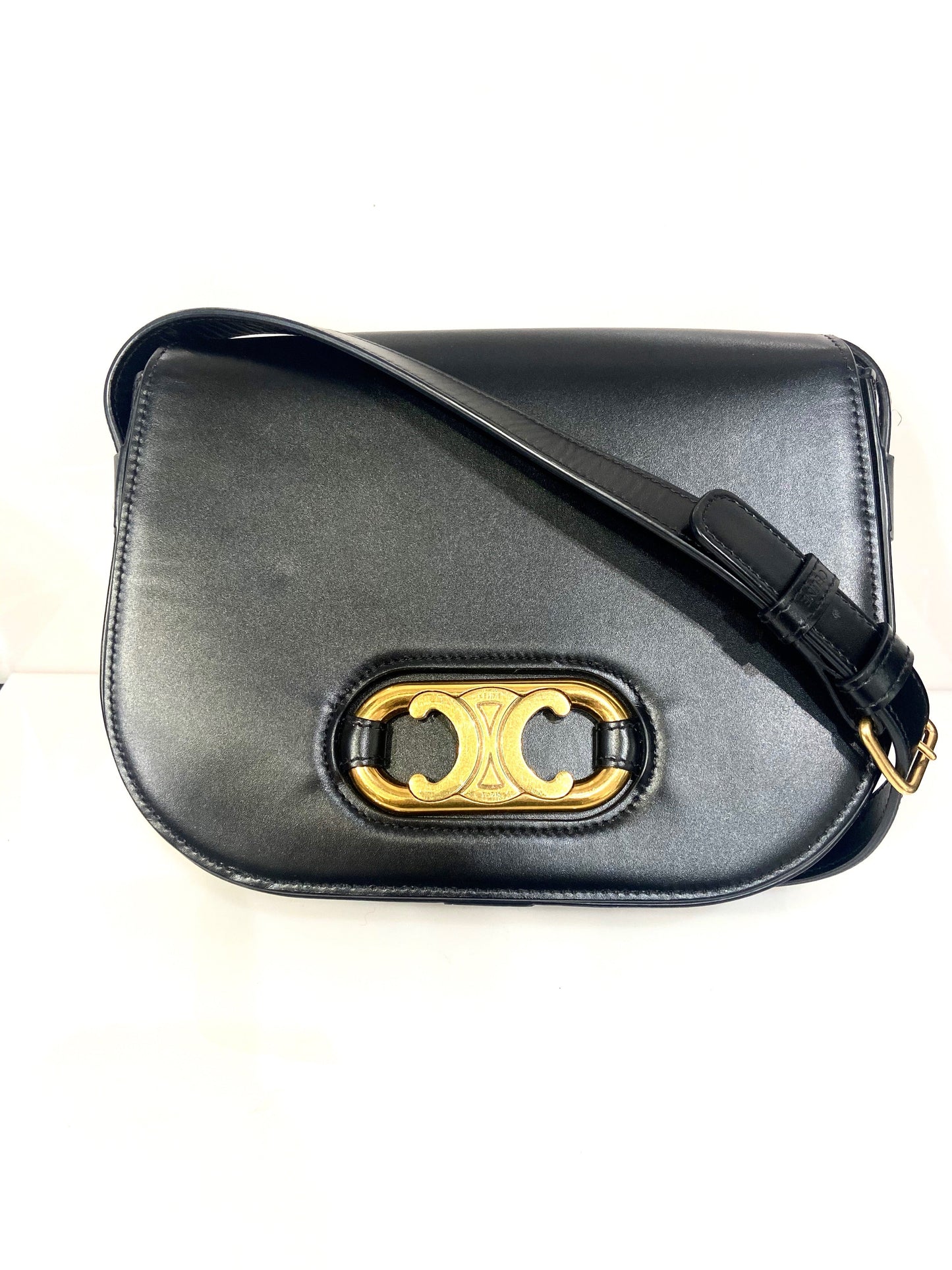 CÉLINE MAILLON TRIOMPHE CALFSKIN LEATHER BAG