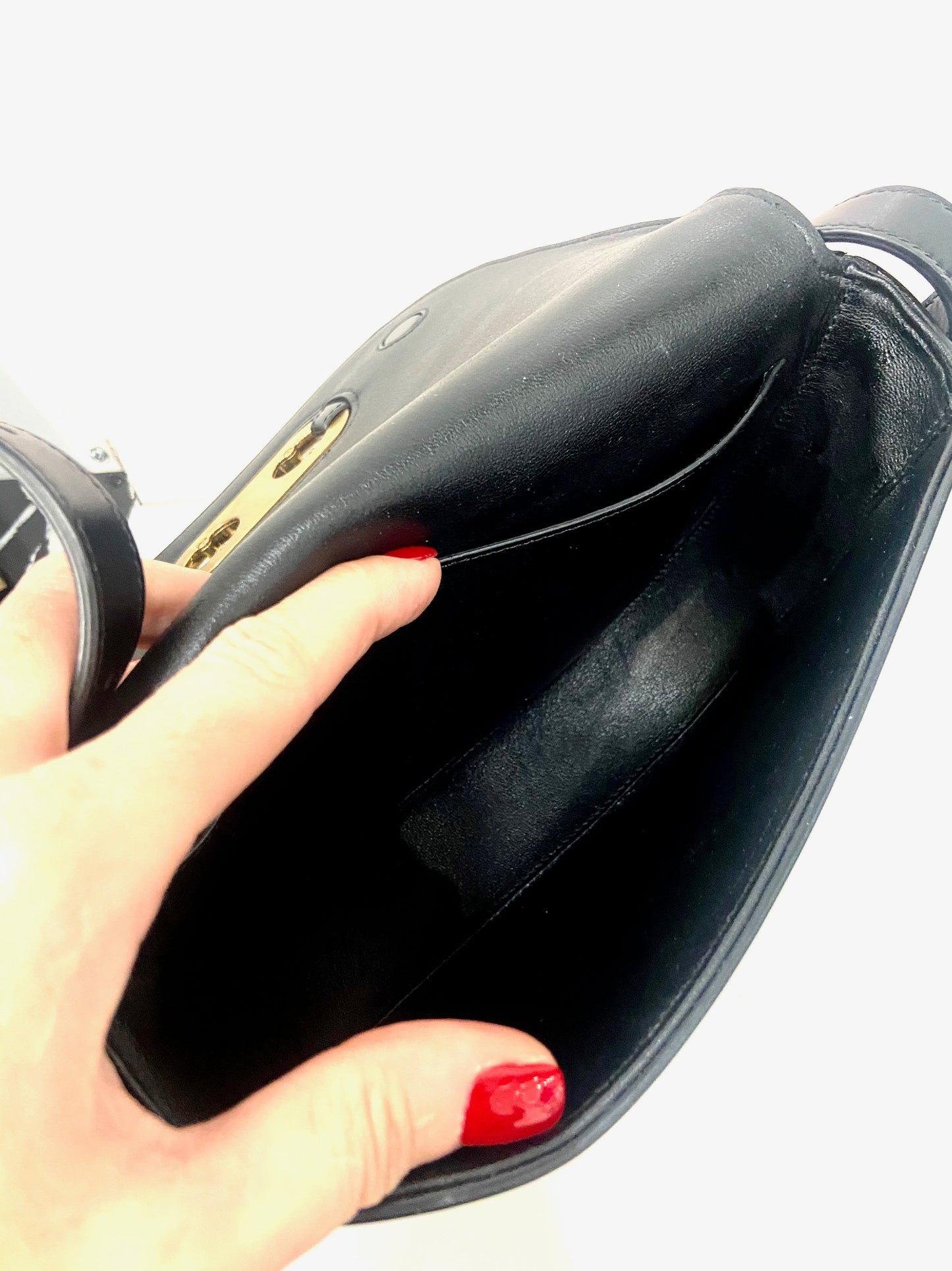 CÉLINE MAILLON TRIOMPHE CALFSKIN LEATHER BAG