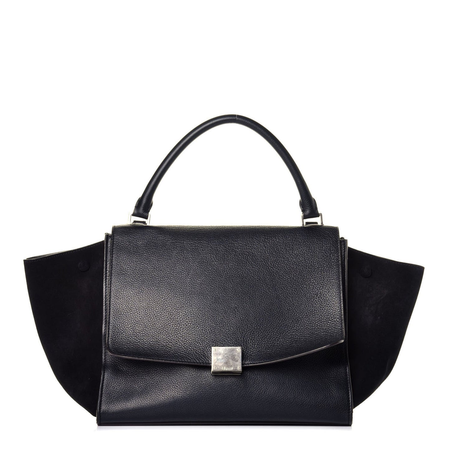 Céline Drummed Trapeze Bag