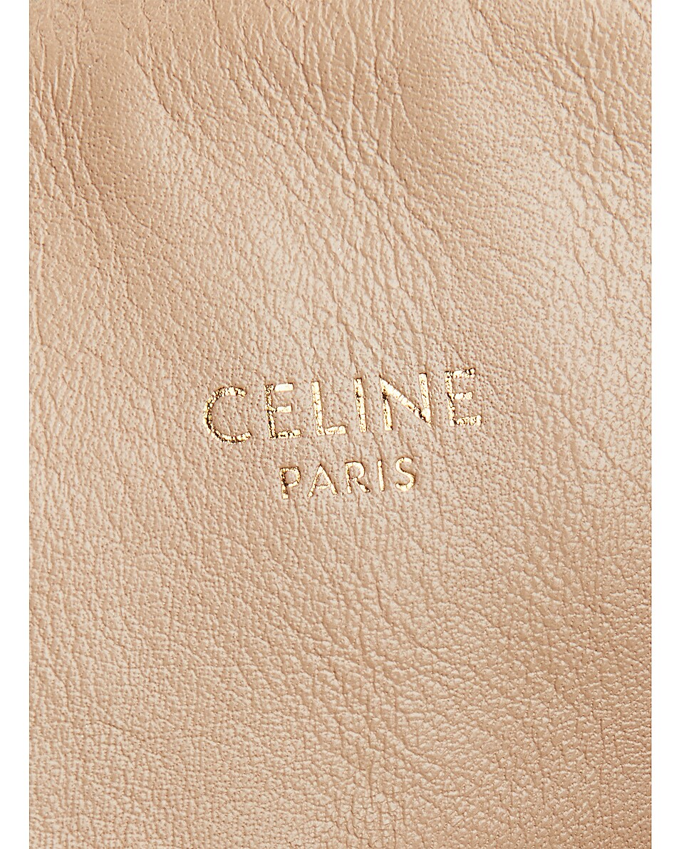 CÉLINE C CHARM QUILTED CALFSKIN LEATHER BACKPACK