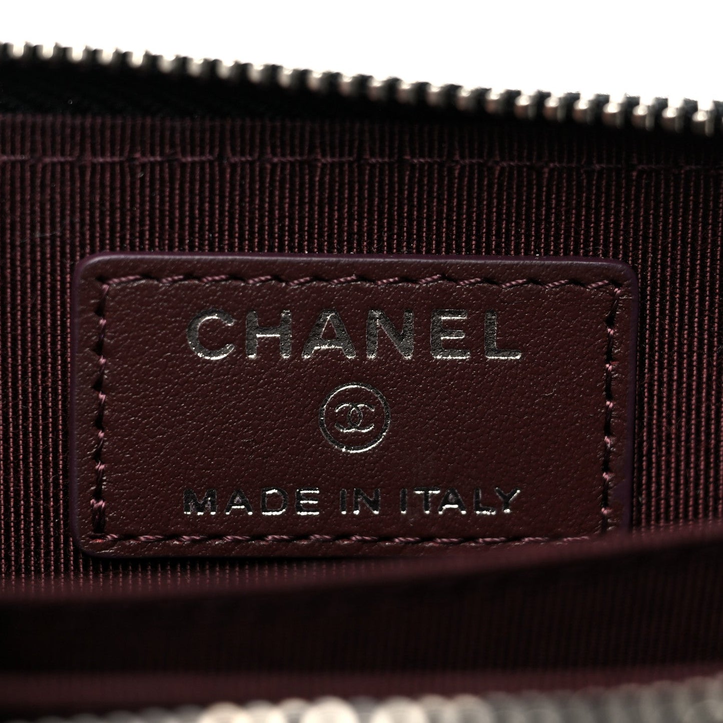 CHANEL CAVIAR QUILTED LEATHER ZIP COIN PURSE