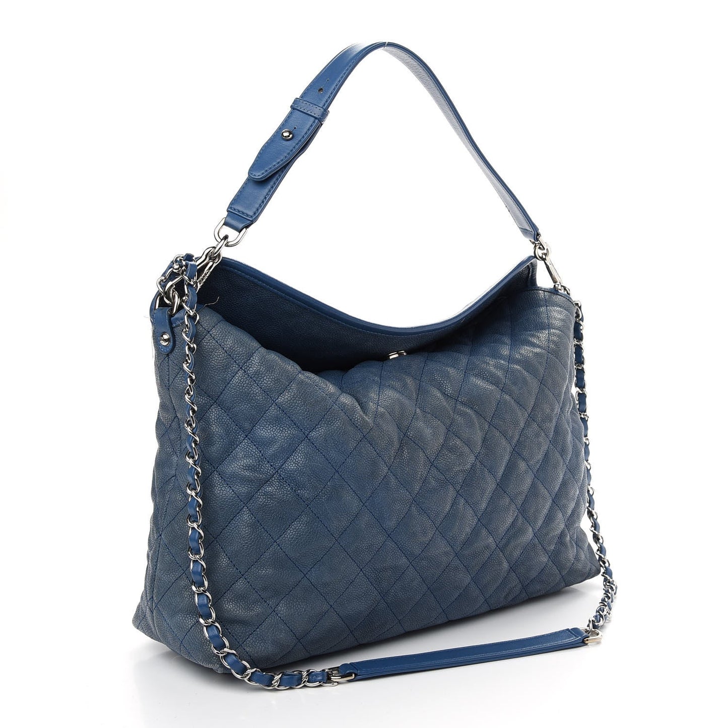 CHANEL CAVIAR QUILTED FRENCH RIVIERA HOBO BAG-HS