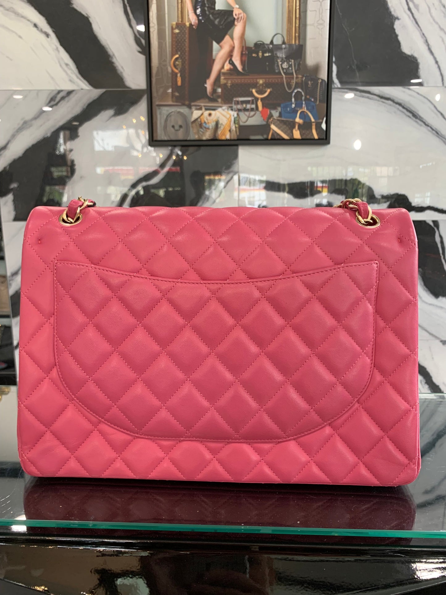 Chanel Maxi Quilted Double Flap Bag