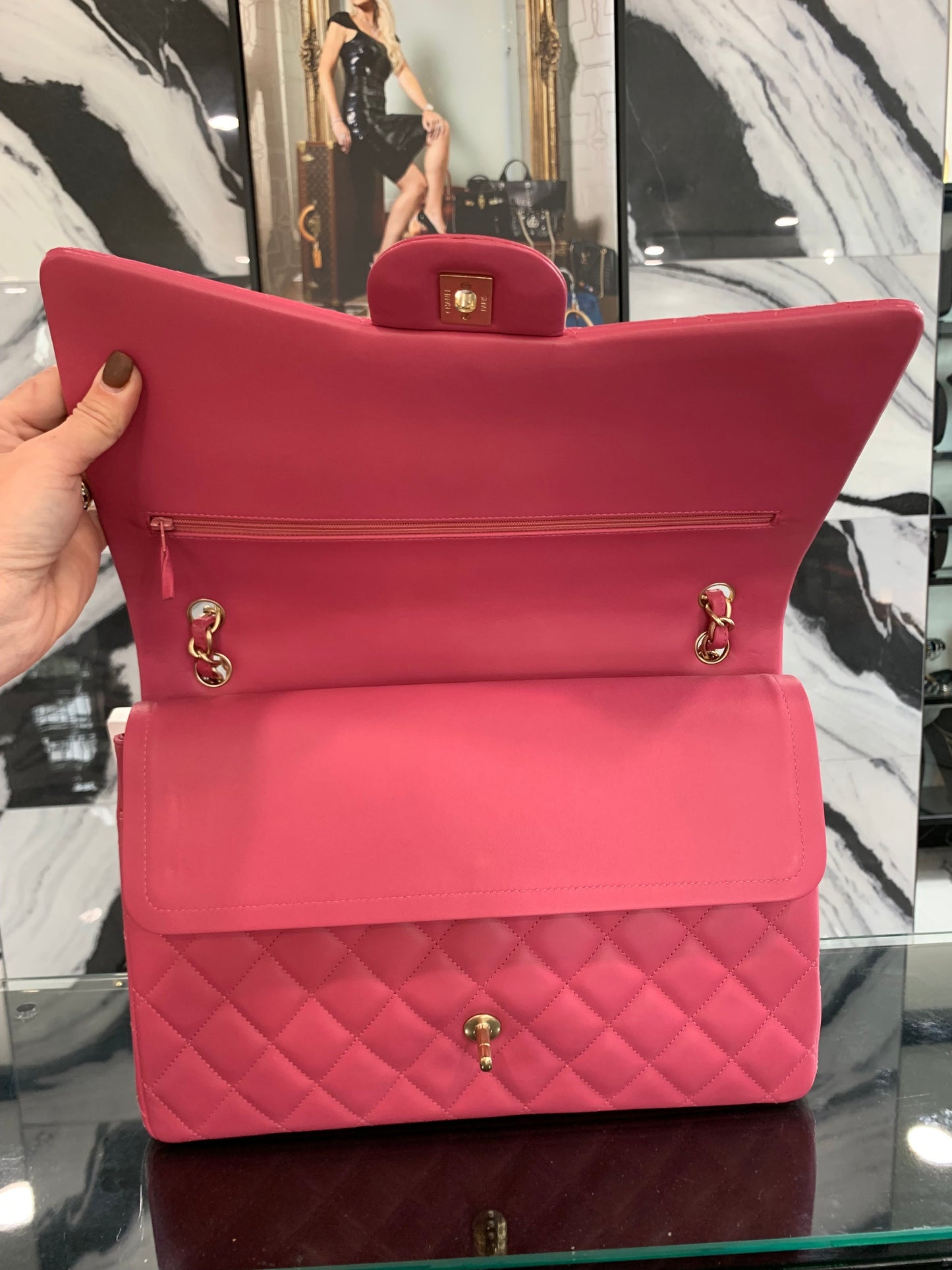 Chanel Maxi Quilted Double Flap Bag