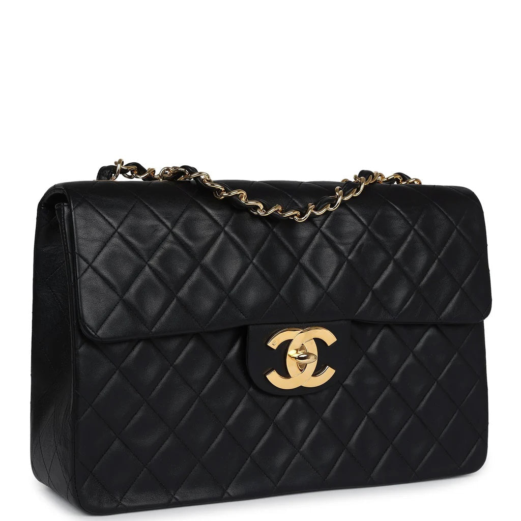 CHANEL TIMELESS CLASSIC QUILTED LAMBSKIN FLAP BAG