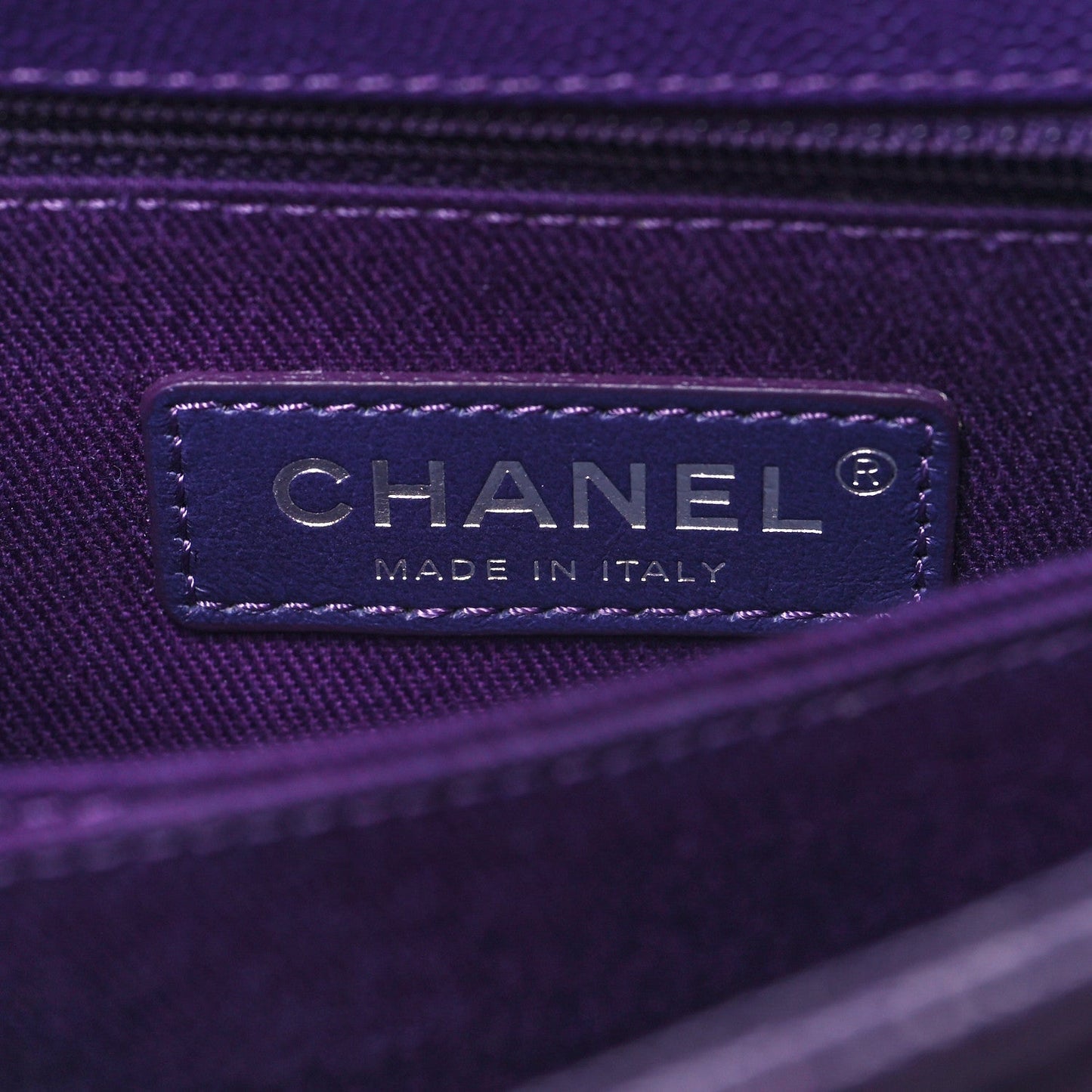 CHANEL MINI COCO HANDLE CHEVRON QUILTED CAVIAR LEATHER BAG