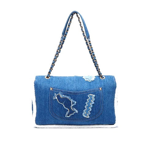 CHANEL PARIS-EGYPT HEIROGLYPH JUMBO FLAP BAG