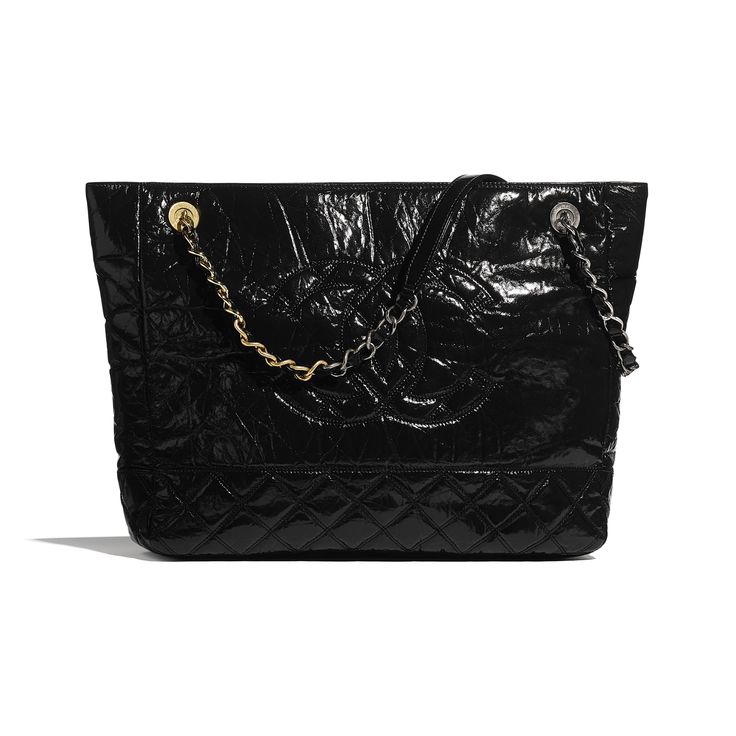Chanel Shiny Aged Calfskin Quilted Bag