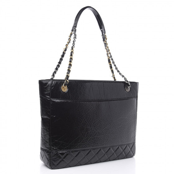Chanel Shiny Aged Calfskin Quilted Bag