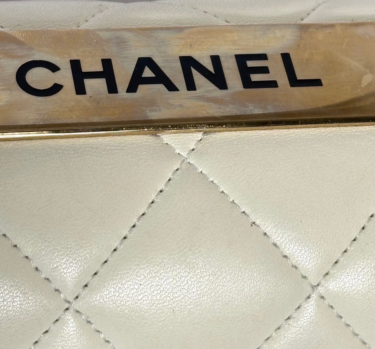 CHANEL QUILTED LAMBSKIN SMALL TRENDY CC HANDLE FLAP BAG
