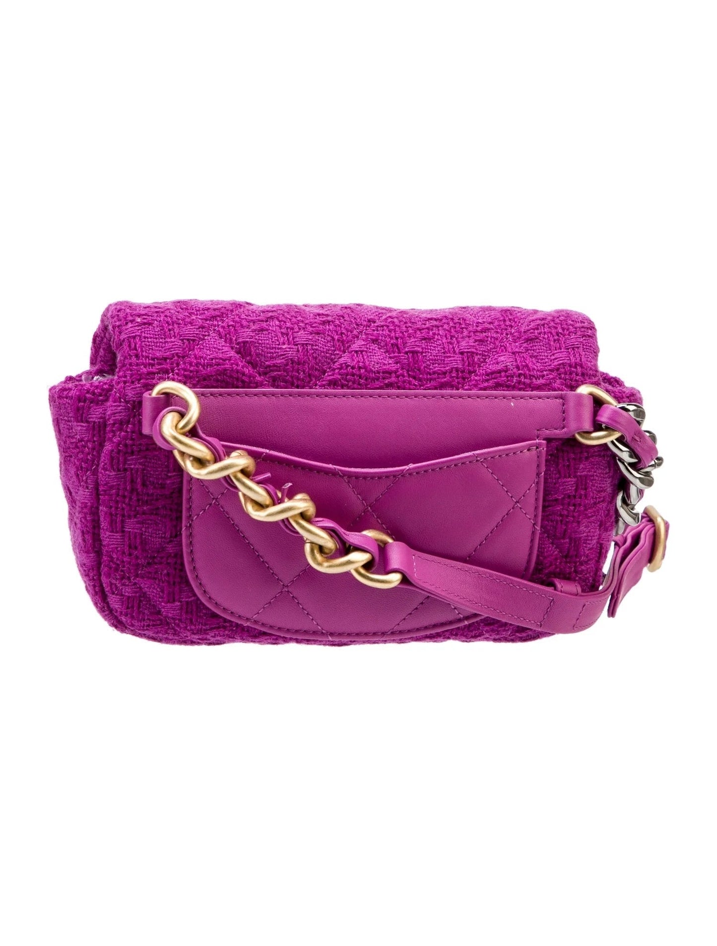 CHANEL 19 QUILTED TWEED BELT BAG