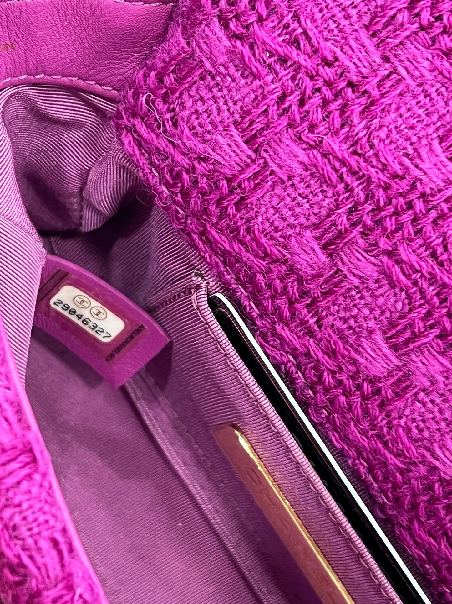 CHANEL 19 QUILTED TWEED BELT BAG