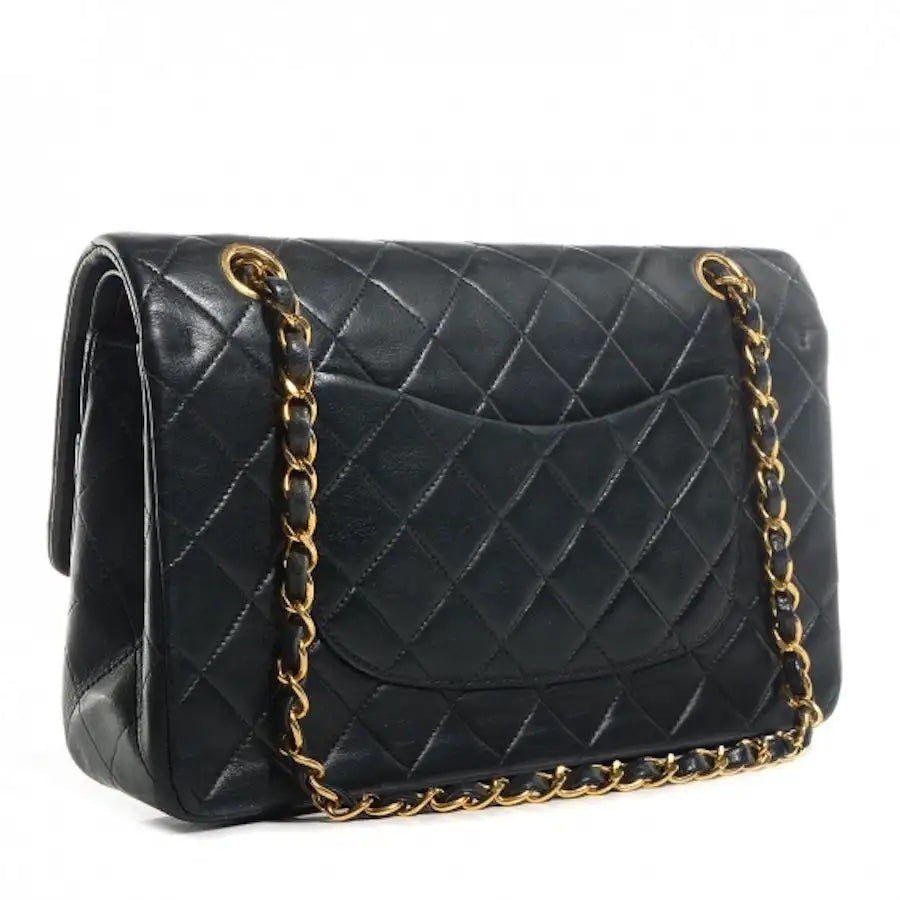 CHANEL VINTAGE LAMBSKIN CLASSIC FLAP MEDIUM BAG