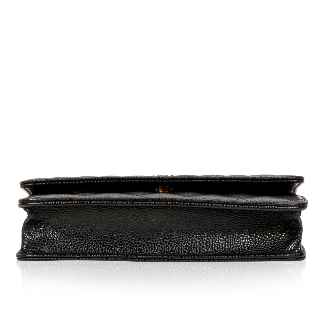 Chanel Wallet on Chain - Caviar