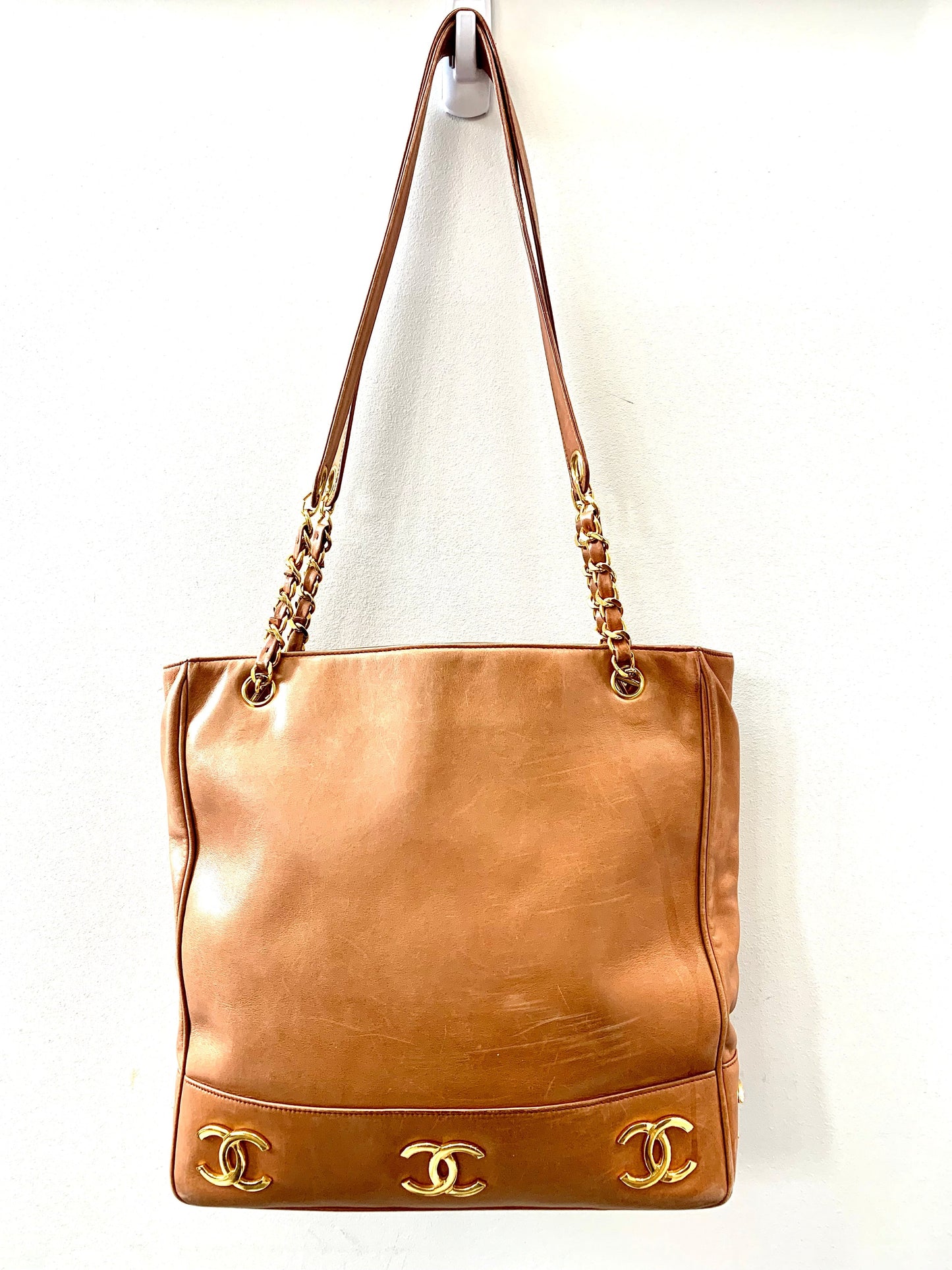 GLM-BROWN LEATHER  BAG