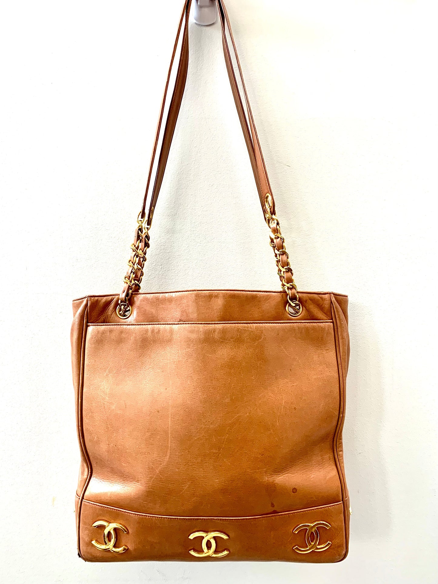GLM-BROWN LEATHER  BAG