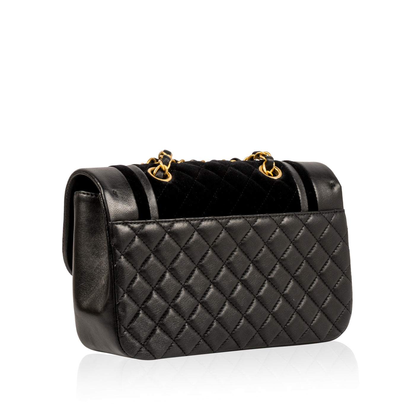 Chanel Velvet/Lambskin Flap Bag