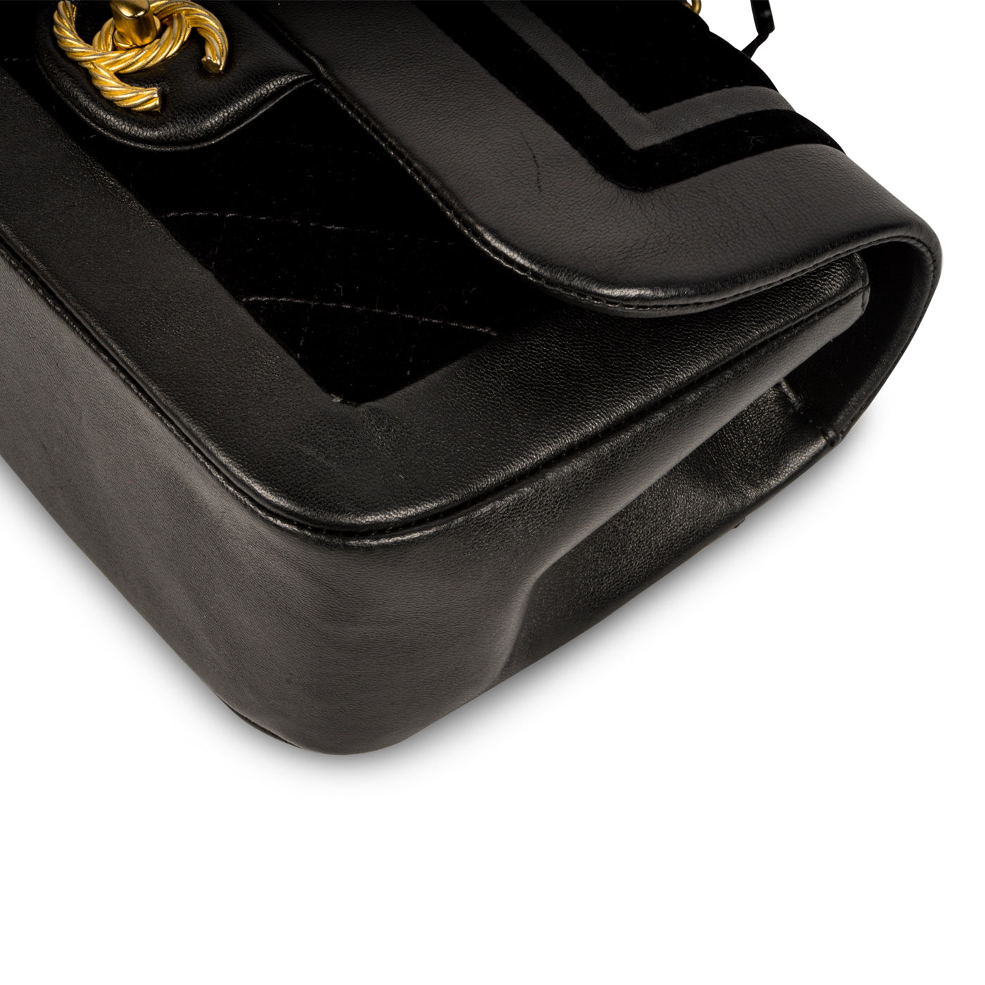 Chanel Velvet/Lambskin Flap Bag