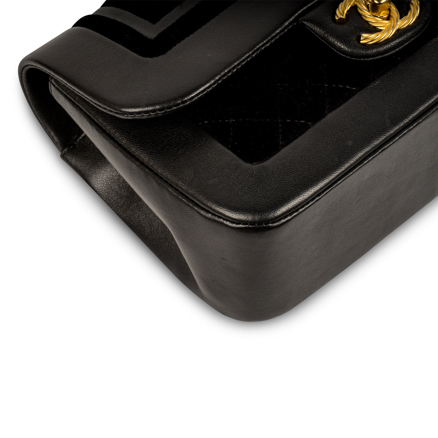 Chanel Velvet/Lambskin Flap Bag