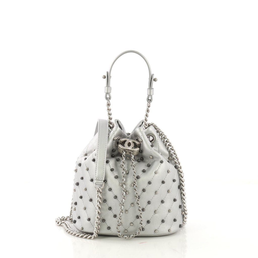 Chanel Stud Wars Drawstring Bucket Bag