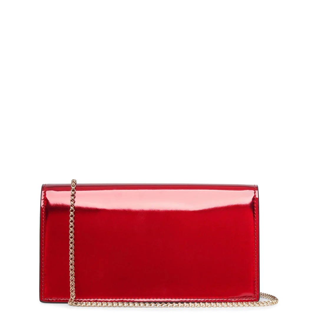 CHRISTIAN LOUBOUTIN LOUBI54 PATENT LEATHER CLUTCH BAG