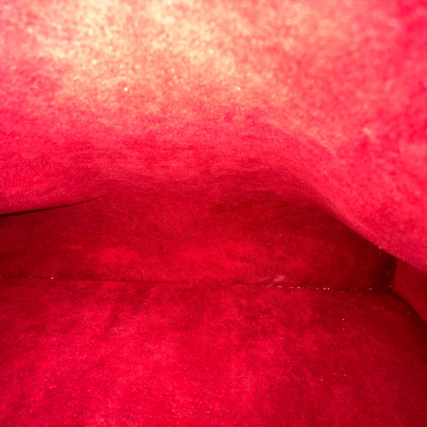 LOUIS VUITTON New Wave Red Leather Chain Tote Bag