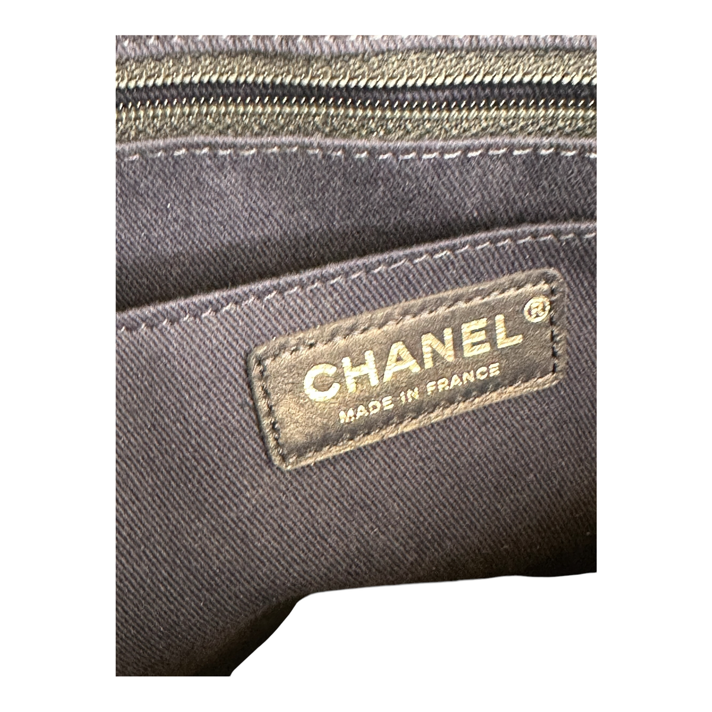 Chanel Grained Vegetal Calfskin Small Urban Shopping Tote Navy