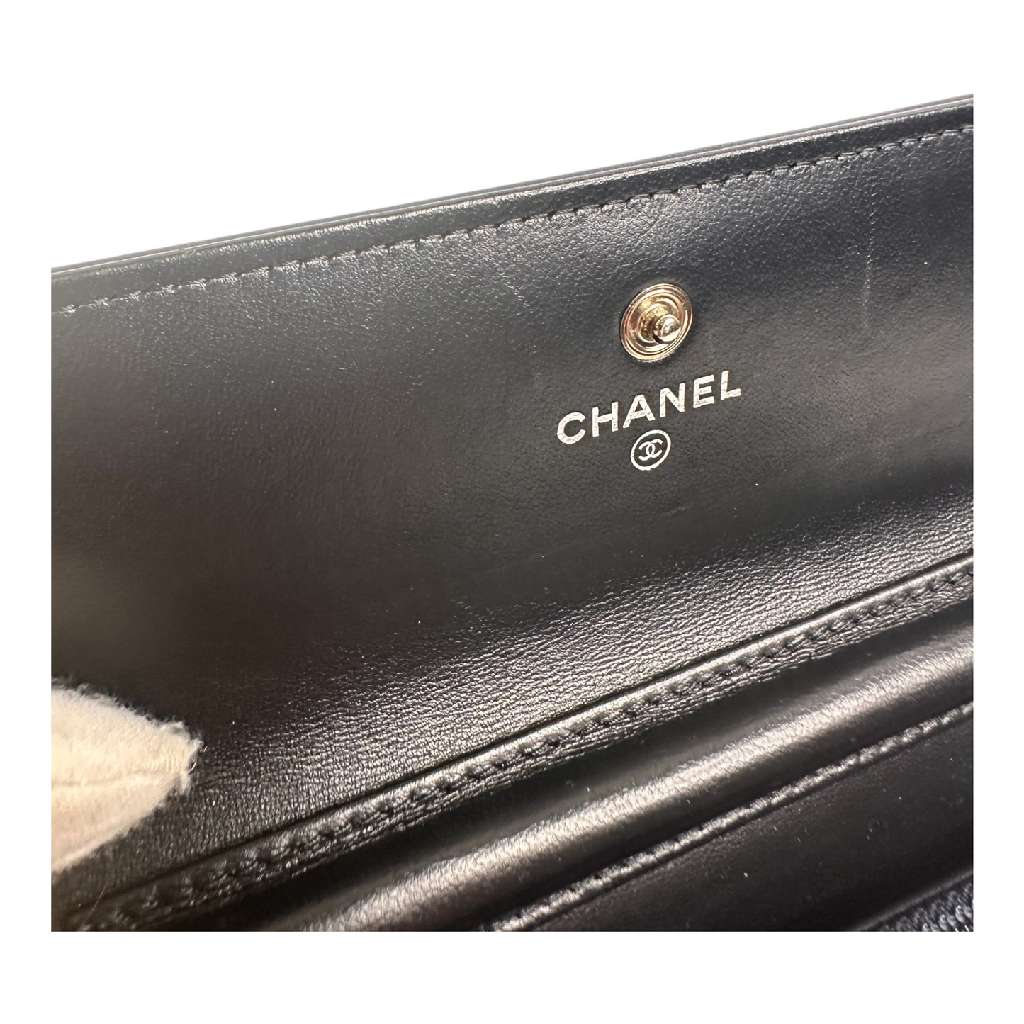 Chanel Airlines Lambskin Wallet On Chain WOC Blue Black Red