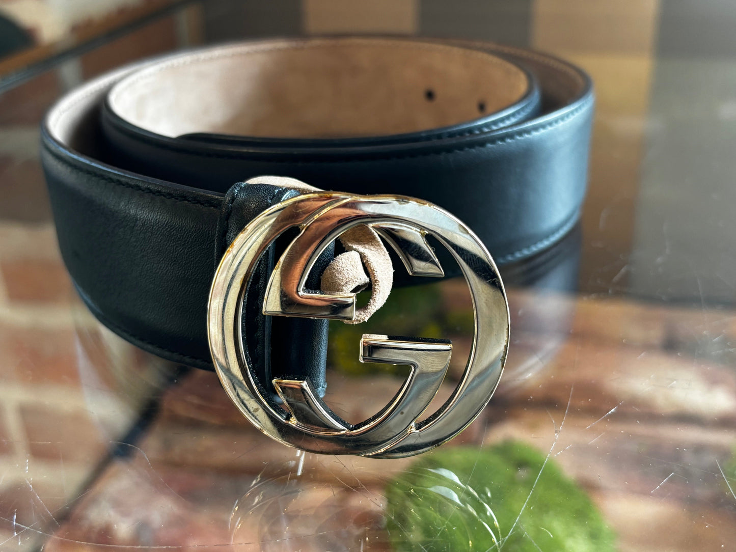 GUCCI Interlocking G Belt Sz 80/32(4US)