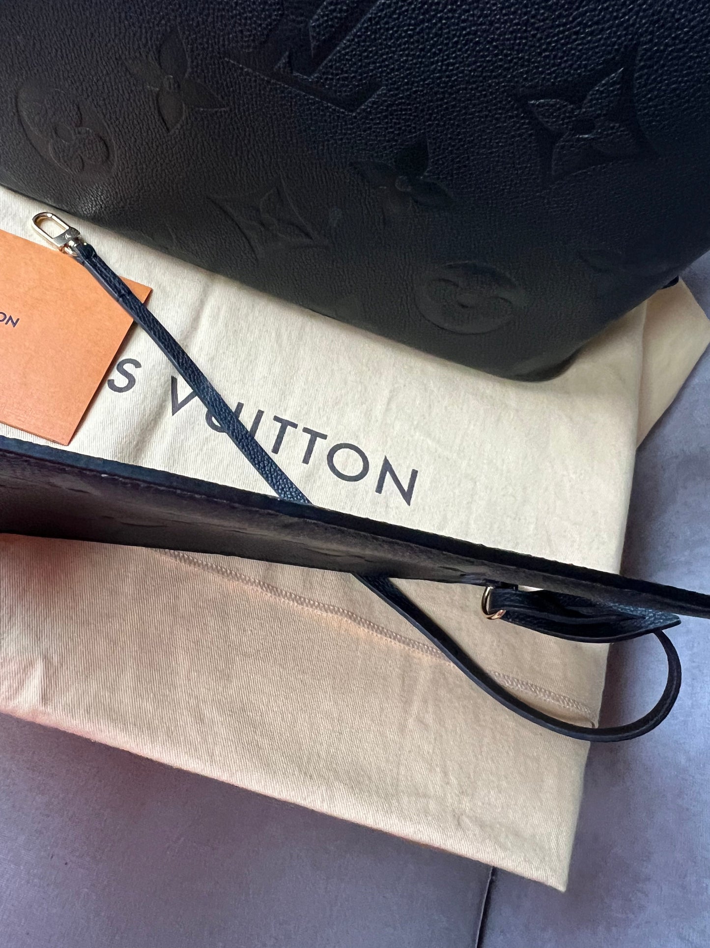 Louis Vuitton Neverfull MM Black Empreinte (RRP £1,940)