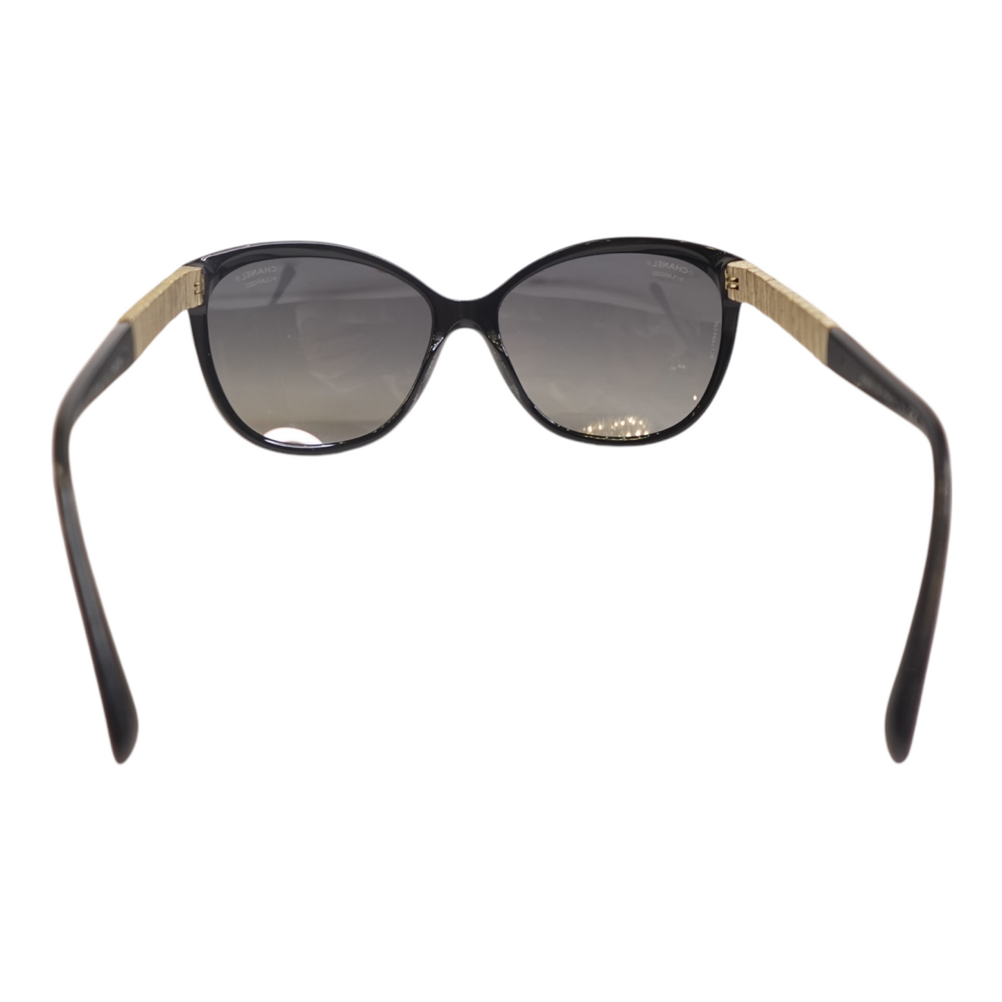 Chanel Black Crystal Sunglasses