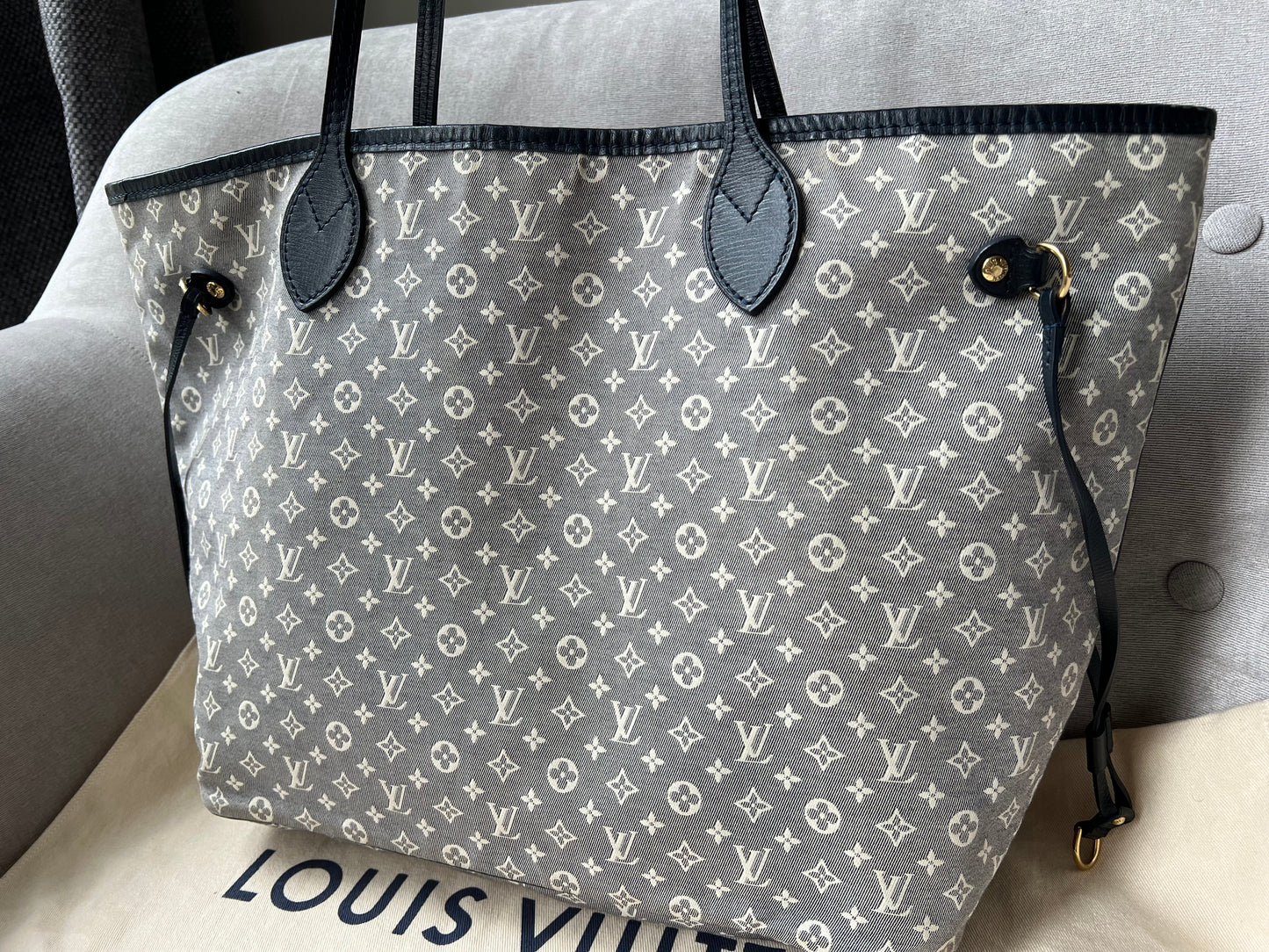 Louis Vuitton Neverfull MM Monogram Idylle Mini Lin