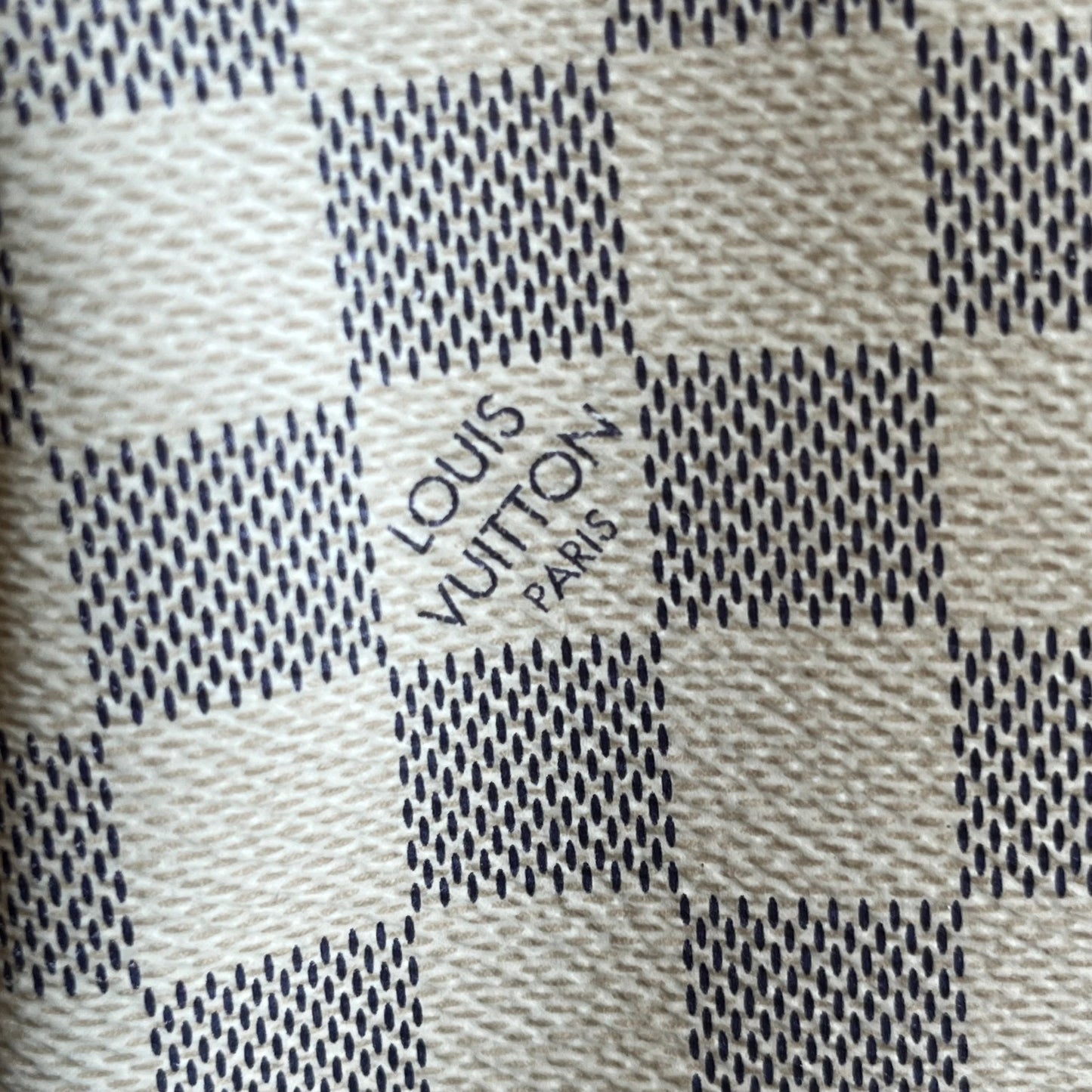 LOUIS VUITTON Eva Damier Azur Canvas Shoulder Bag