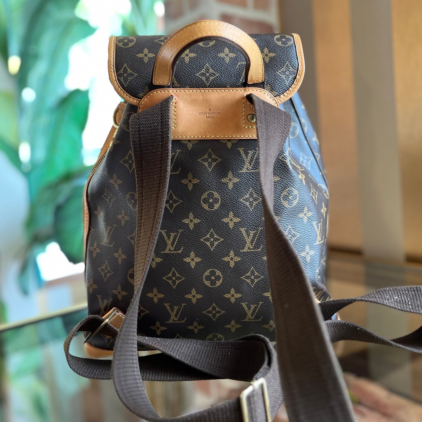 LOUIS VUITTON Bosphore Monogram Canvas Backpack